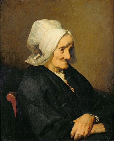 Porträt der Witwe Roumy von Jean Francois Millet