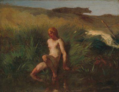 Der Badende von Jean Francois Millet
