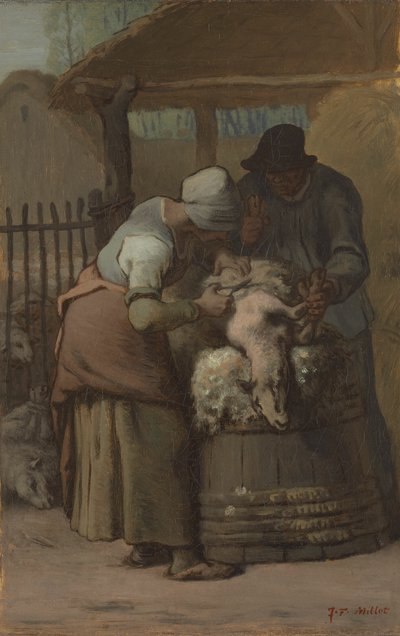 Die Schafscherer von Jean Francois Millet