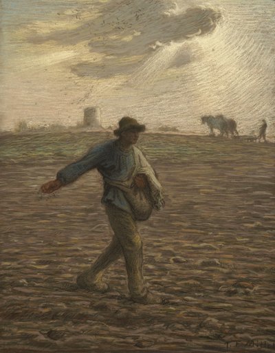 Der Sämann, ca. 1865 von Jean Francois Millet