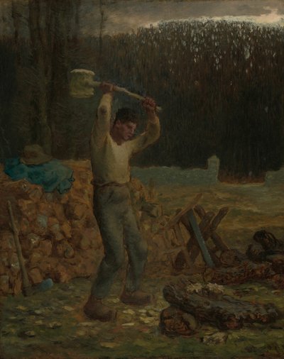 Der Holzfäller von Jean Francois Millet