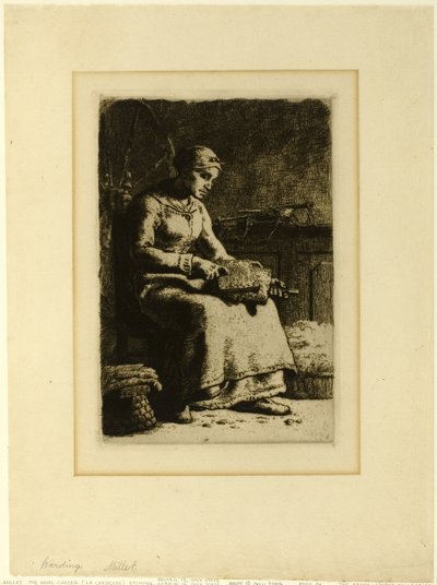 Der Wollkämmer von Jean Francois Millet
