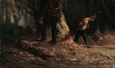 Holzfäller im Wald von Jean Francois Millet