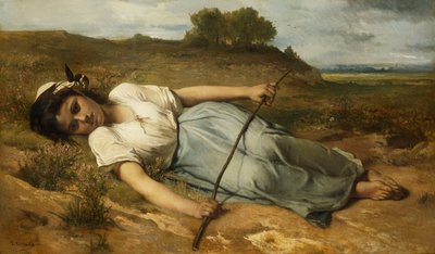 Die Schäferin, 1870 von Jean Francois Portaels