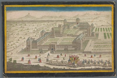 Ansicht des Château de Vincennes von Jean François Daumont