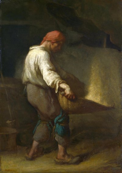 Der Windsichter (London) von Jean Francois Millet