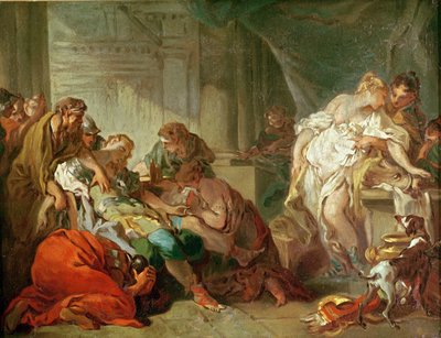 Antiochus und Stratonice von Jean Honore Fragonard