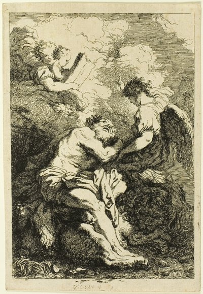 Heiliger Hieronymus von Jean Honore Fragonard