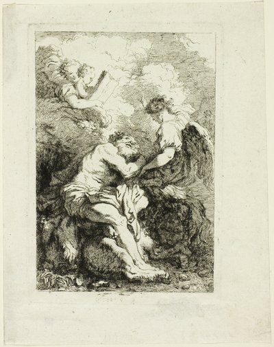 Der heilige Hieronymus von Jean Honore Fragonard