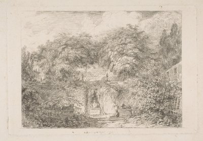 Der kleine Park, ca. 1763 von Jean Honore Fragonard