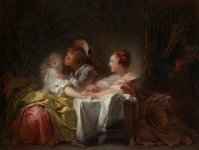 Der gestohlene Kuss, ca. 1760 von Jean Honore Fragonard