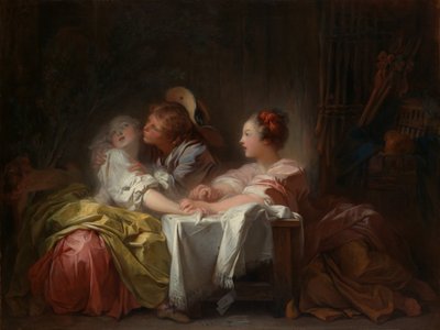 Der gestohlene Kuss, ca. 1760 von Jean Honore Fragonard