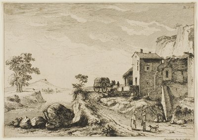Der Mönch und der Jäger von Jean Jacques de Boissieu