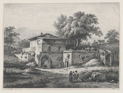 Das kleine Oratorium, 1804 von Jean Jacques de Boissieu