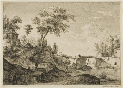 Die Holzbrücke von Jean Jacques de Boissieu