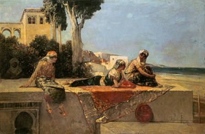 Auf der Terrasse von Jean Joseph Benjamin Constant