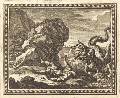 Hippolytus und das Seeungeheuer von Jean Lepautre