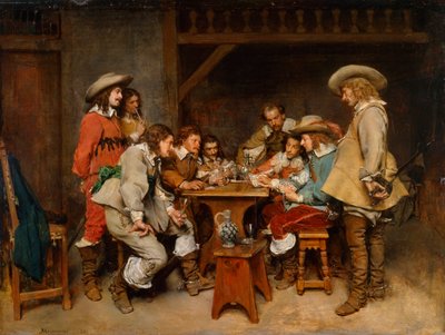 Unschuldige und Kartenbetrüger von Jean Louis Ernest Meissonier