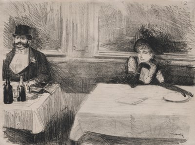 Im Restaurant von Jean Louis Forain