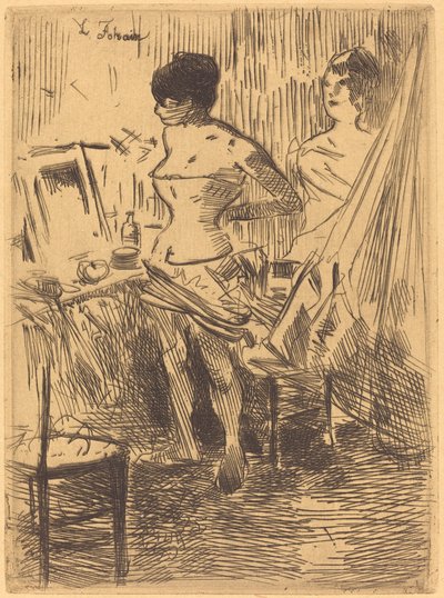Tänzer in ihrer Umkleidekabine von Jean Louis Forain