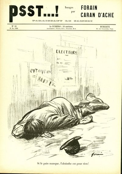 Illustration in Psst...! von Jean Louis Forain