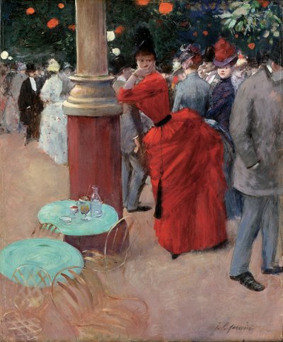 Der öffentliche Garten, ca. 1884 von Jean Louis Forain