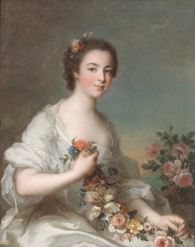 Porträt einer Dame von Jean Marc Nattier