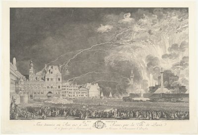 Das Feuerwerk von Jean Michel Moreau