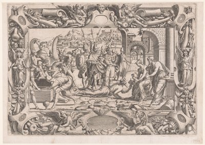 Anbetung durch die Könige von Jean Mignon (attributed to)