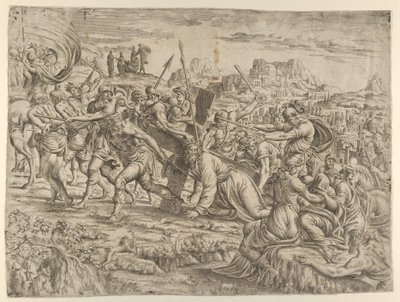 Kreuztragung, 1544 von Jean Mignon