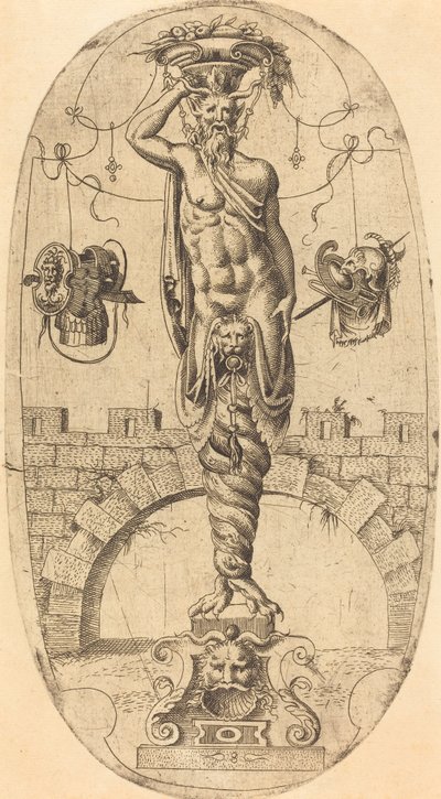 Satyr mit verdrehten Beinen von Jean Mignon