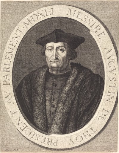 Augustin de Thou von Jean Morin
