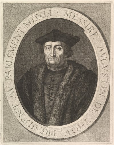 Augustin de Thou, Präsident am Parlament von Jean Morin