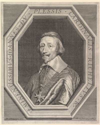 Kardinal de Richelieu von Jean Morin