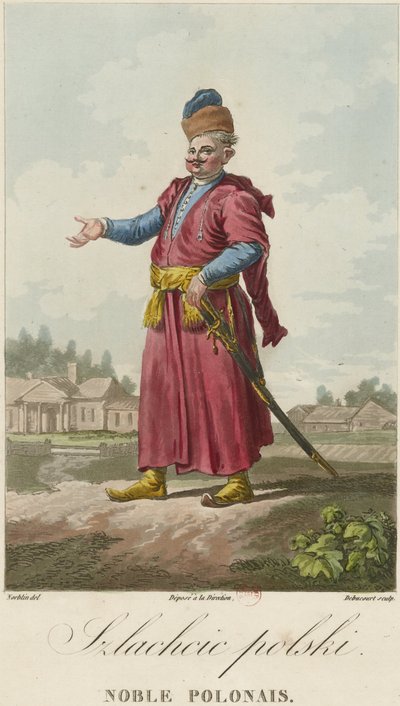Polnischer Edelmann von Jean Pierre Norblin de La Gourdaine