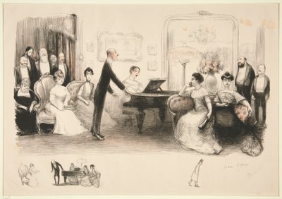 Der bürgerliche Abend von Jean Veber