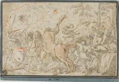 Kampf der Lapithen und Zentauren von Jean le Pautre