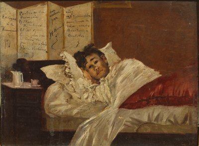 Arthur Rimbaud nach dem Brüsseler Drama, 1873 von Jef Rosman