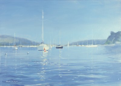 Salcombe Yachten - Sommerhitze, 2008 von Jennifer Wright