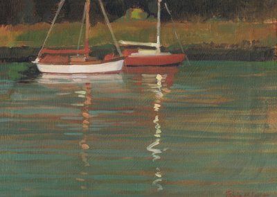 Yacht-Reflexionen von Jennifer Wright