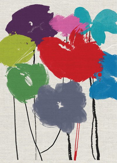 Gedruckte Blumen von Jenny Frean