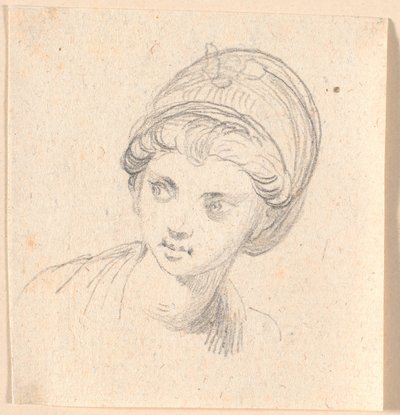 Frauenkopf mit Turban von Jens Juel