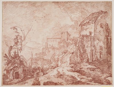 Italienische Fantasielandschaft von Jens Petersen Lund