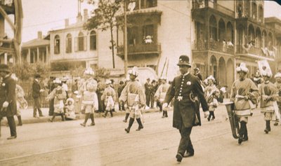New Orleans, Mardi Gras, um 1905 von Jessie Tarbox Beals