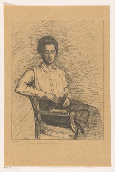 Porträt von B. van der Meulen von Jo Koster