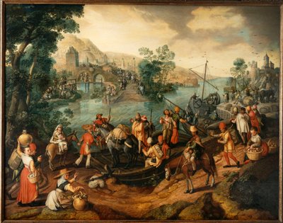 Die Flucht nach Ägypten von Joachim Beuckelaer