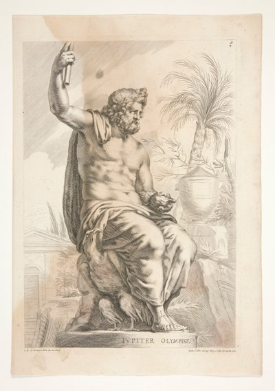 Jupiter Olympius, aus Sculpturae Veteris Admirata von Joachim von Sandrart