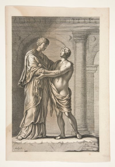 Papirius, aus Sculpturae Veteris Admirata von Joachim von Sandrart