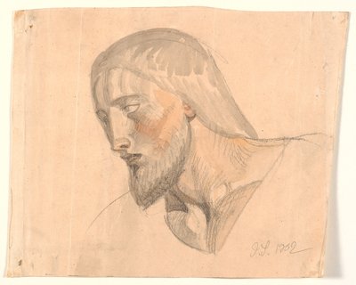 Studie eines Kopfes von Joakim Frederik Skovgaard