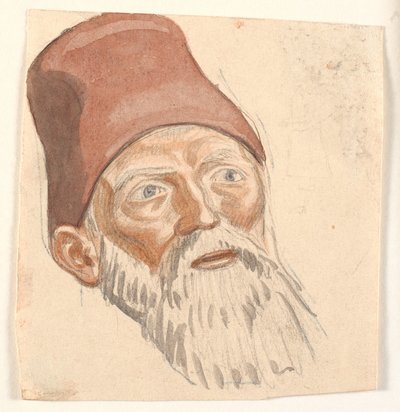 Studie eines bärtigen alten Mannes von Joakim Frederik Skovgaard